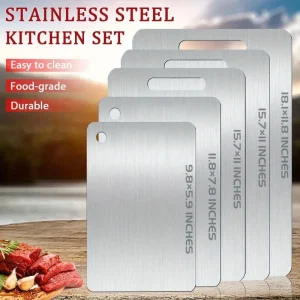 1-5PCS Titanium Cutting Board