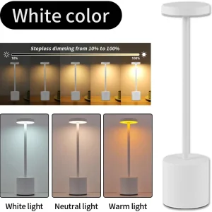 Classic Table Lamp USB Rechargeable Night Light